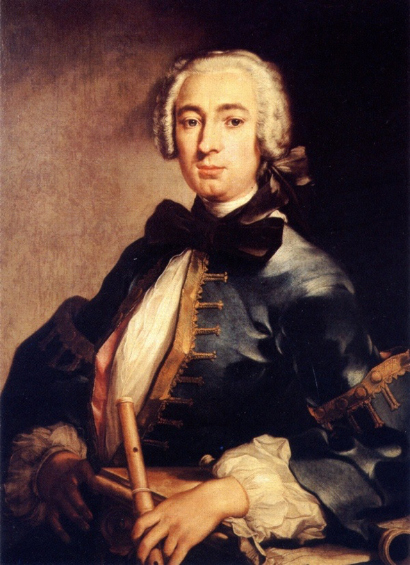 Portrait of Johann Joachim Quantz by unknown artist