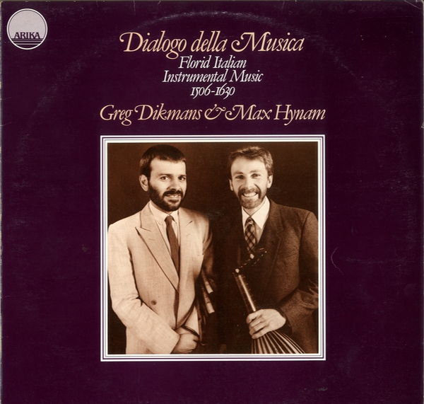 Early Music Duo LP cover - Dialogo della Musica